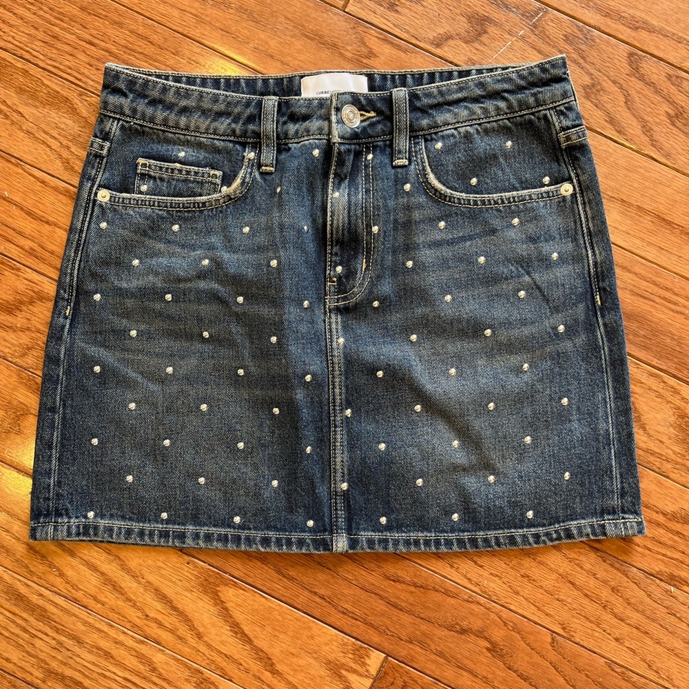 Current/Elliott Mini Denim Skirt
